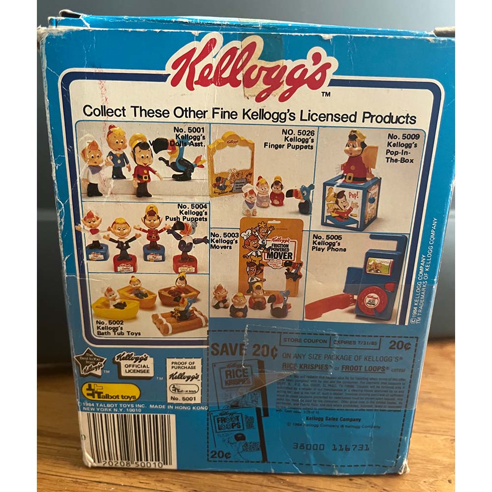 Vintage 1984 Kellogg's Rice Krispies Snap! Doll – The Psycho Les Shop