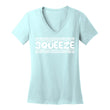 Load image into Gallery viewer, Psycho Les Squeeze Woman's V-Neck Tee