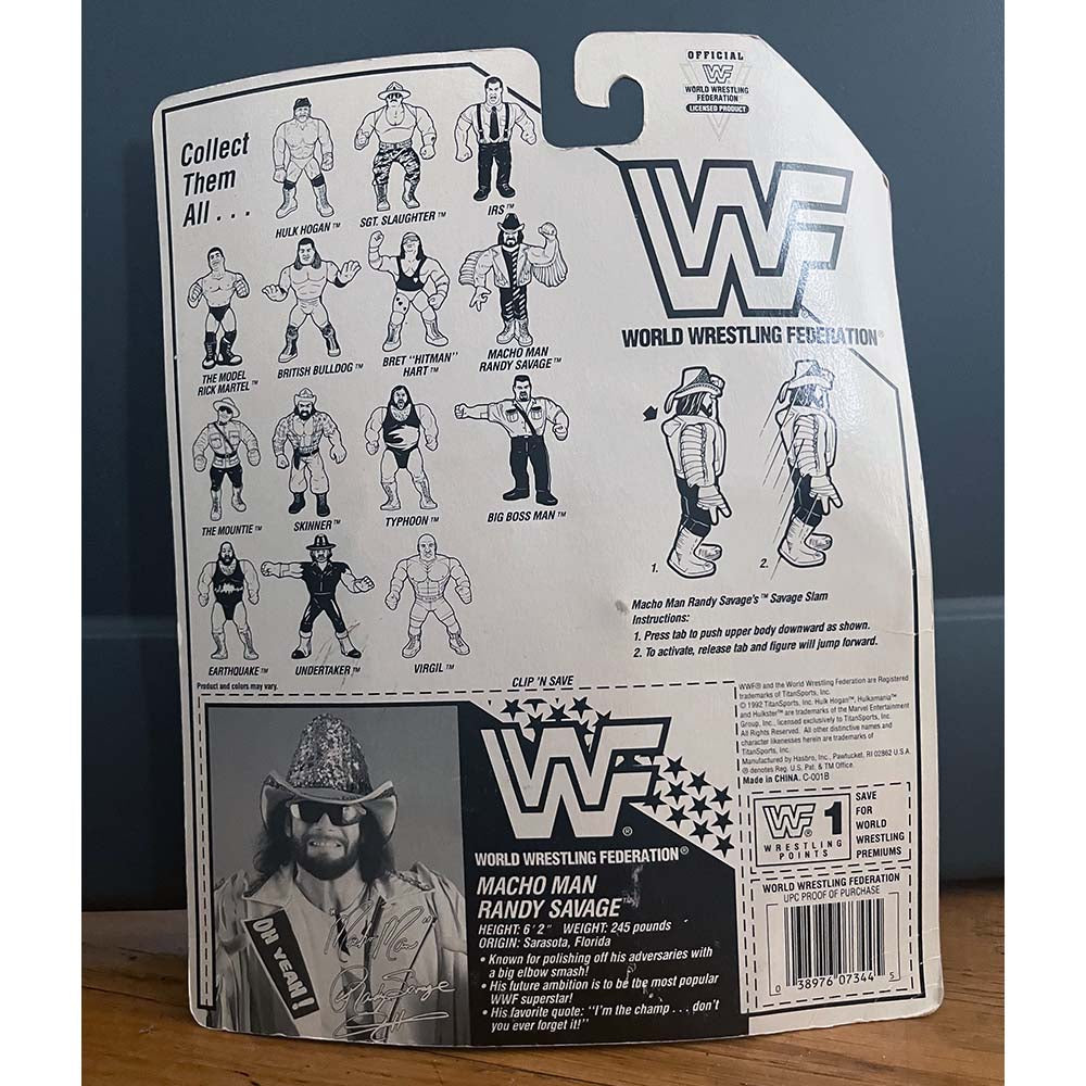 ミュージシャン wwf series93 WWF Pro Wrestling Figures 1993 Macho Man Randy Savage – The Psycho