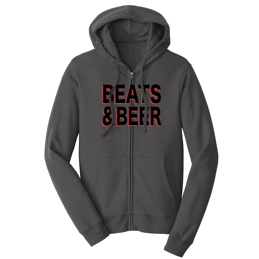 Beats & Beer Zip Hoodie