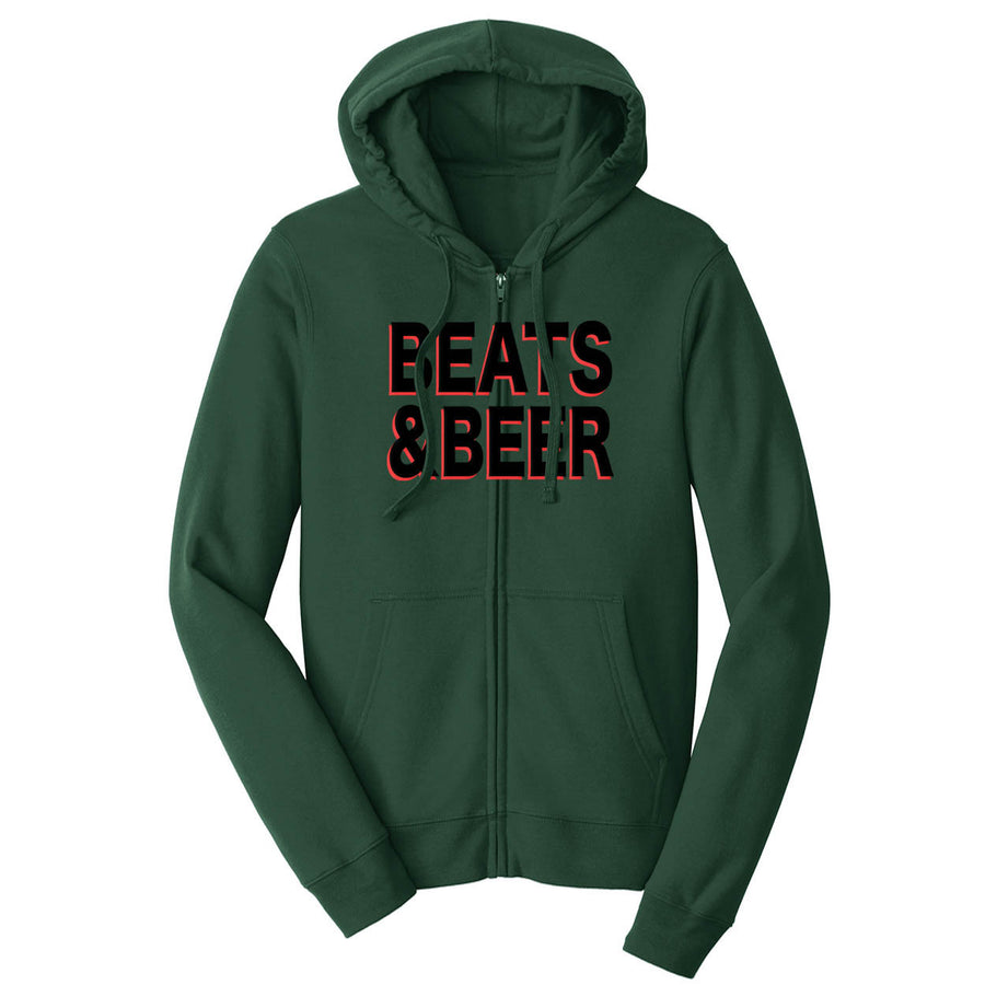 Beats & Beer Zip Hoodie