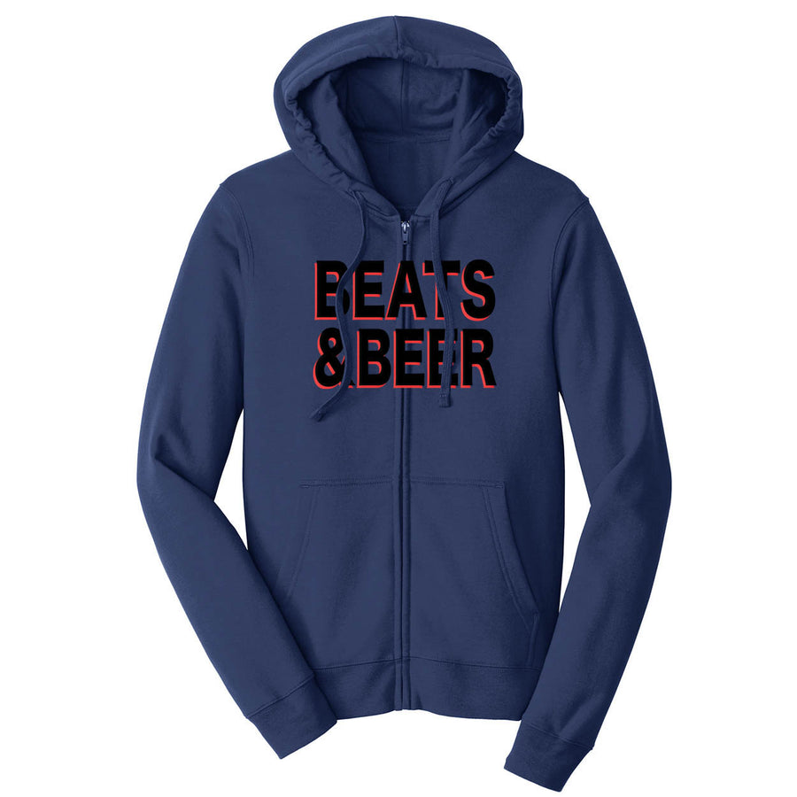 Beats & Beer Zip Hoodie