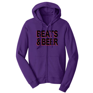 Beats & Beer Zip Hoodie