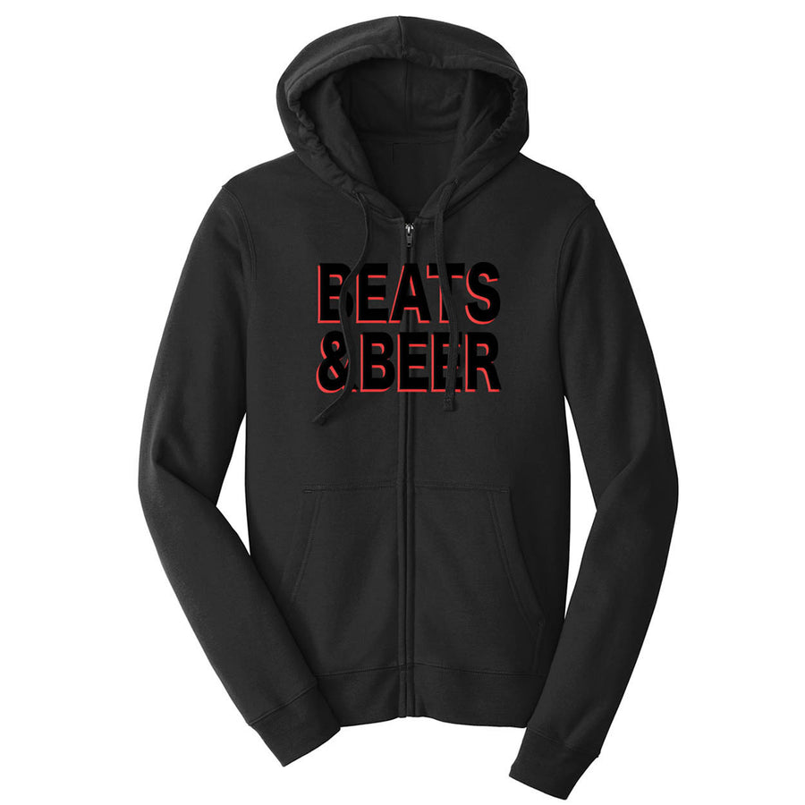 Beats & Beer Zip Hoodie