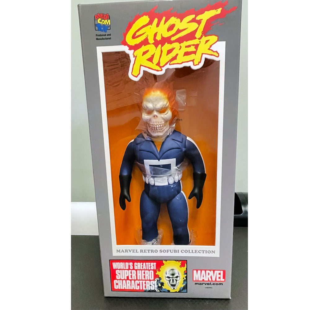 コミック・アニメ Ghost Rider Marvel MedicomToy[DEADSTOCK] Ghost Rider Marvel Medicom Retro Sofubi Collection Action Figure