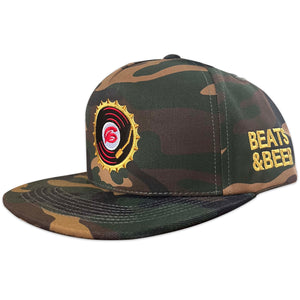 Psycho Les Beats & Beer Icon Snapback Hat