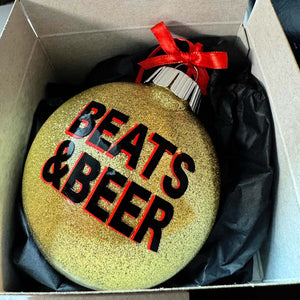 Psycho Les Beats & Beer Christmas Ornament