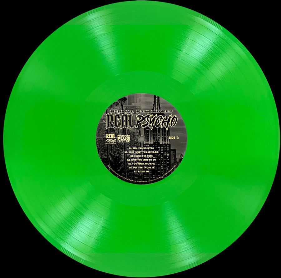 Real Psycho Green Vinyl Album