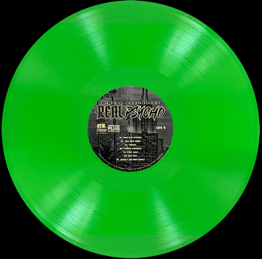Real Psycho Green Vinyl Album