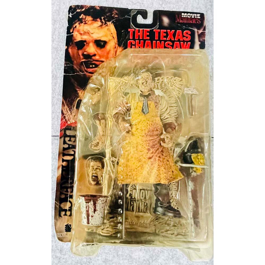 1998 Movie Maniacs The Texas Chainsaw Massacre Leather Face Action Figure
