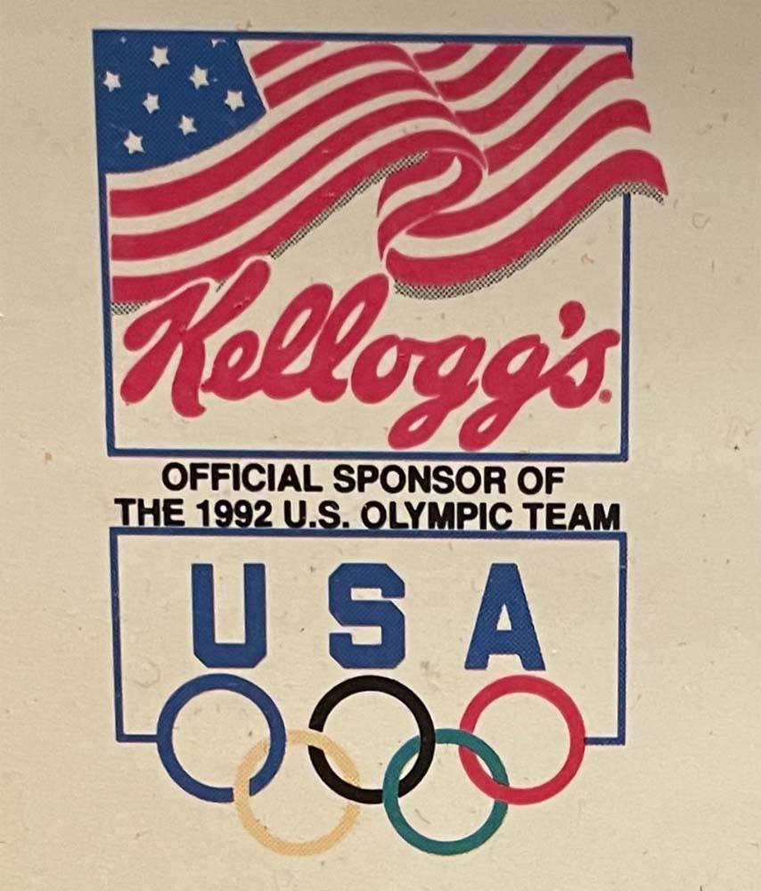 Kellogg's 1992 Olympic Team Over the Door Basketball Hoop