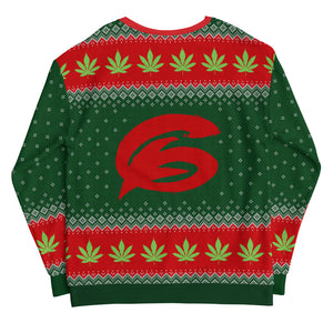 Happy Holiblaze 420 Christmas Sweatshirt